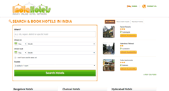 Desktop Screenshot of indiahotels.com